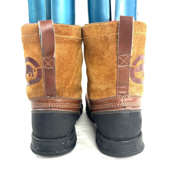 Ecko Unltd Braxton Lug Women Size 5.5 Brown Suede Leather Ankle Boot Winter - Picture 3 of 8